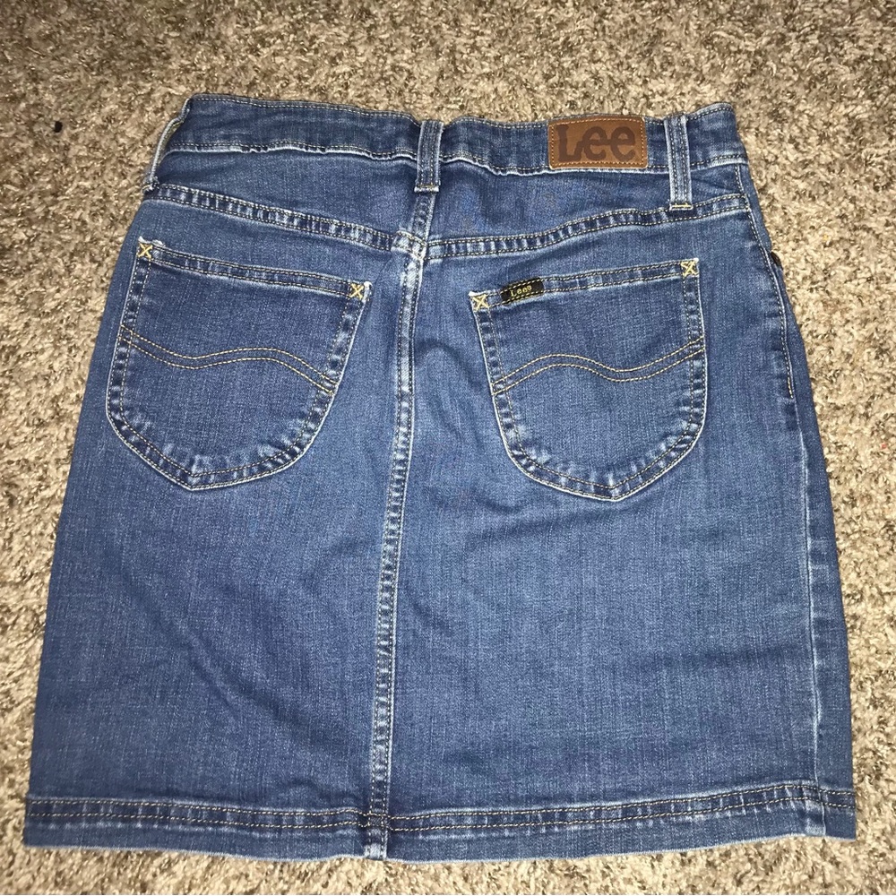 Lee Blue Denim Skirt